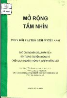 Mở rộng tầm nhìn - Báo cáo nghiên cứu, phân tích đối tượng truyền thông và chiến dịch truyền thông vì sự bình đẳng giới 